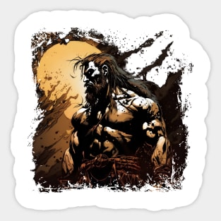 Shadow Man BRZRKR (Berserker,Viking) Sticker